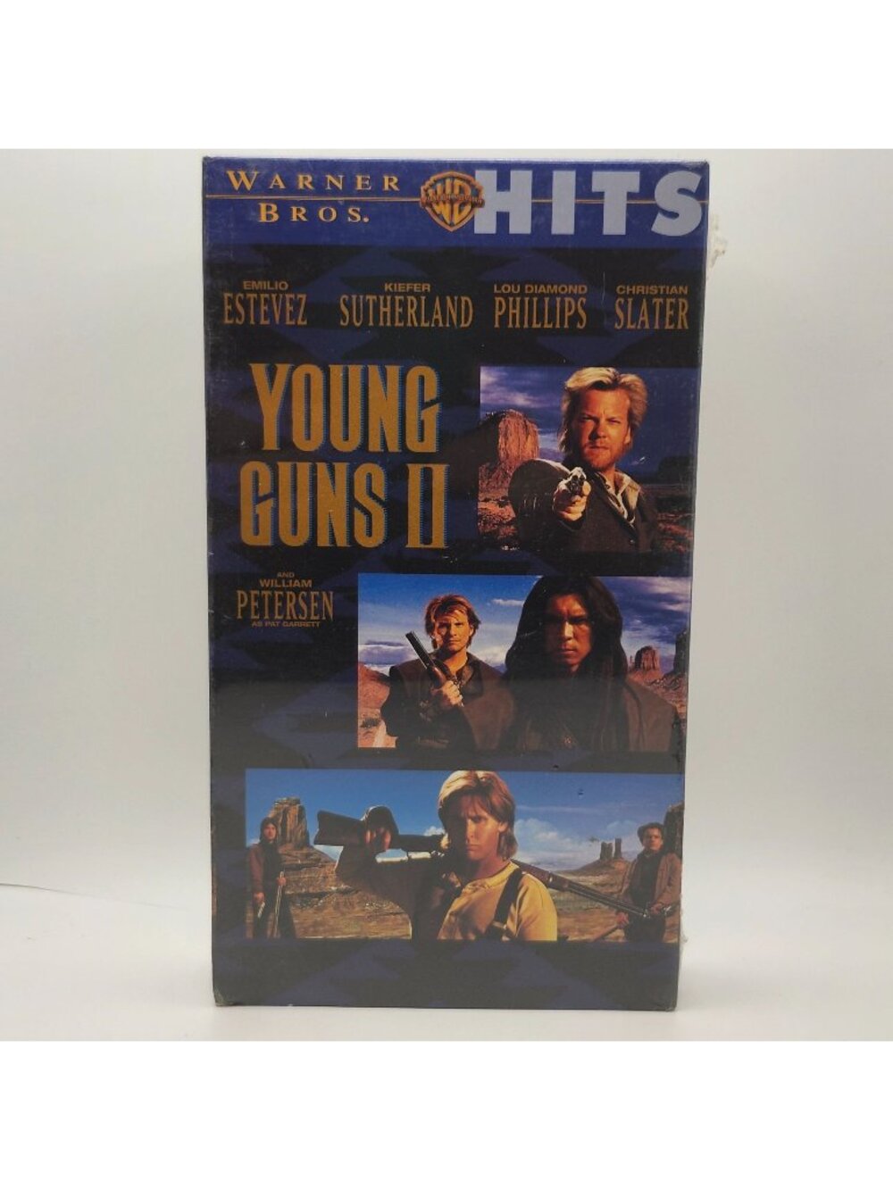 Young Guns II 2 VHS 1999 Warner Bros Hits Sealed Watermarks Estevez Sutherland